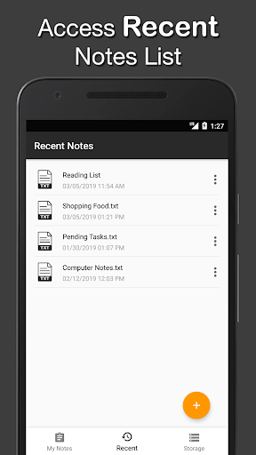 Simple Notepad - Text Editor 2019 - Image screenshot of android app
