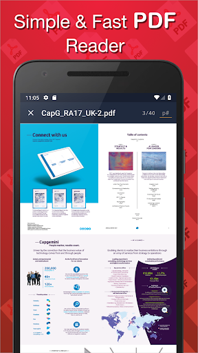 Simple PDF Reader 2023 - عکس برنامه موبایلی اندروید