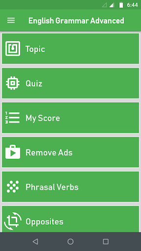 English Grammar Advanced - Image screenshot of android app