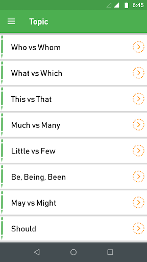 English Grammar Advanced - Image screenshot of android app