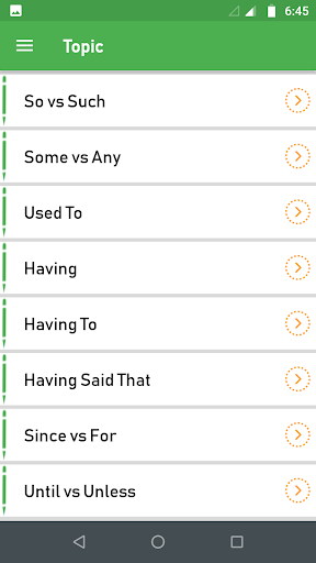 English Grammar Advanced - Image screenshot of android app