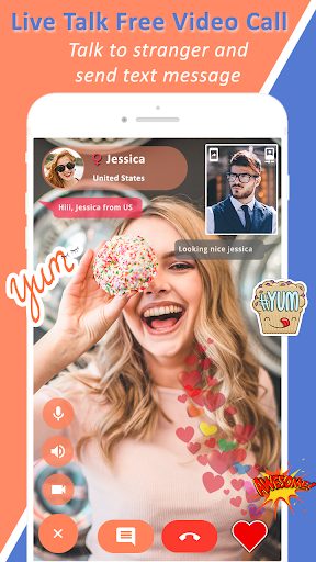 Live Talk - Random video call - عکس برنامه موبایلی اندروید
