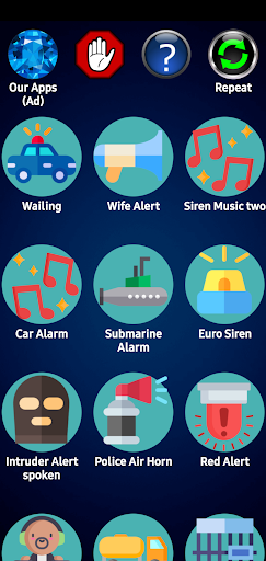 Emergency Ringtones - عکس برنامه موبایلی اندروید
