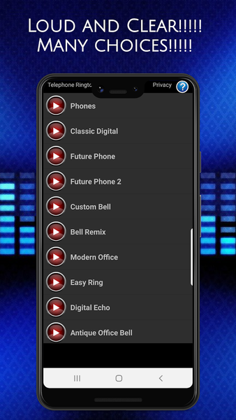 Telephone Ringtones - عکس برنامه موبایلی اندروید