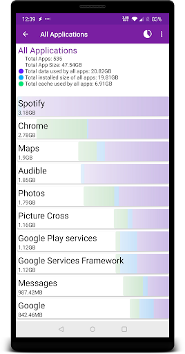 Storage Analyzer - Image screenshot of android app