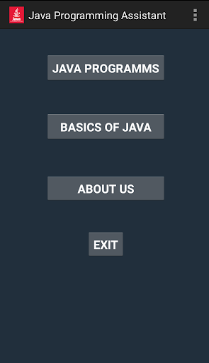 Java Programming - Image screenshot of android app