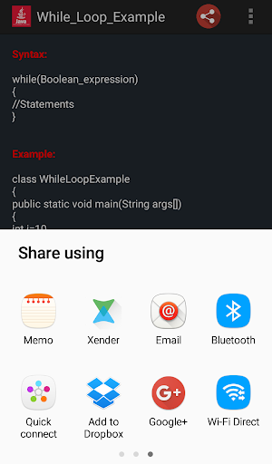 Java Programming - Image screenshot of android app