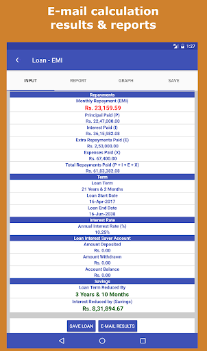 Financial Calculator India - عکس برنامه موبایلی اندروید