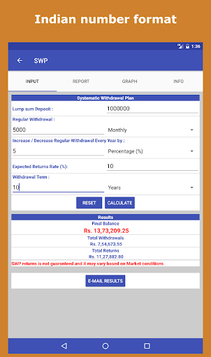 Financial Calculator India - عکس برنامه موبایلی اندروید