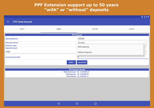 Financial Calculator India - عکس برنامه موبایلی اندروید