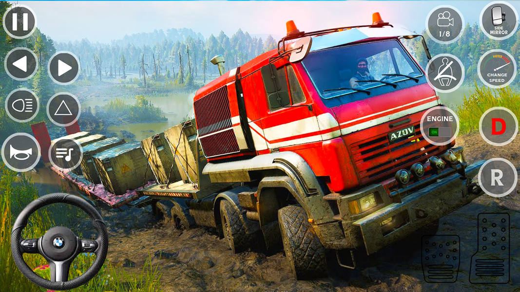 Mud Truck Simulator ۲۰۲۳ - عکس بازی موبایلی اندروید