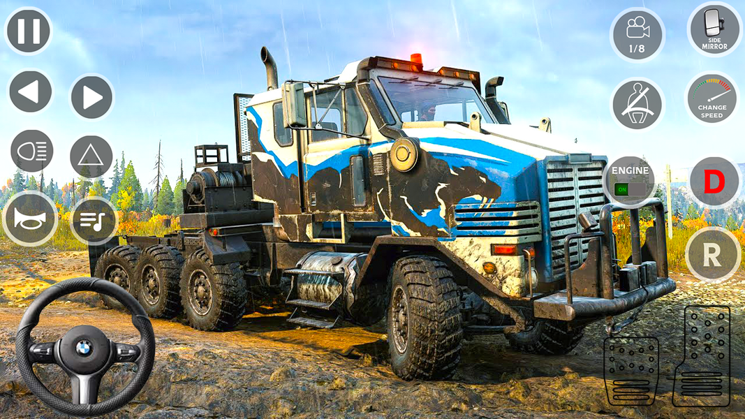 Mud Truck Simulator ۲۰۲۳ - عکس بازی موبایلی اندروید