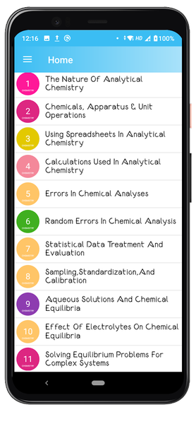 Analytical Chemistry - Image screenshot of android app