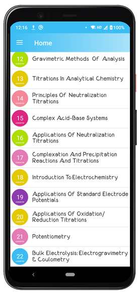 Analytical Chemistry - Image screenshot of android app