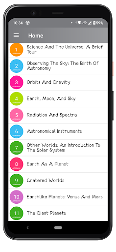 Astronomy - عکس برنامه موبایلی اندروید