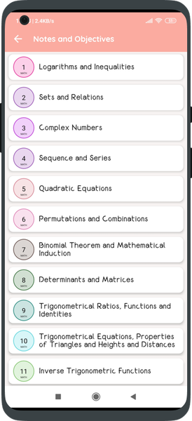 Errorless Mathematics: IIT JEE - عکس برنامه موبایلی اندروید