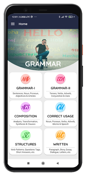 High School English Grammar - Image screenshot of android app