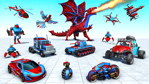 Dragon Robot Transform War - Gameplay image of android game