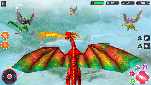 Dragon Robot Transform War - عکس بازی موبایلی اندروید