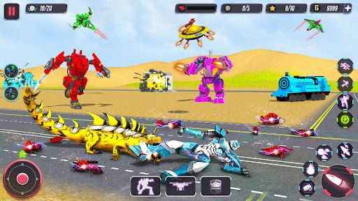 Animal Crocodile Robot Games - Gameplay image of android game