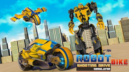 Bike Robot Games: Robot Game - Gameplay image of android game