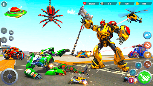 Robot Car Transform: Robot War - عکس بازی موبایلی اندروید