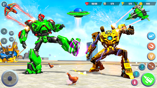 Crocodile Animal Robot Games - عکس بازی موبایلی اندروید