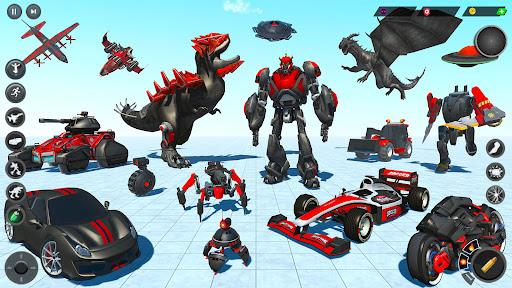 Dino Robot War Robot Transform - Image screenshot of android app