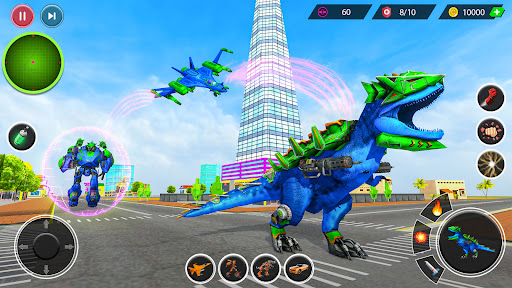 Dino Transform Robot Car Games - Image screenshot of android app