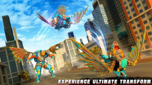 Rooster Robot Transforming Games: Robot Wars - عکس بازی موبایلی اندروید