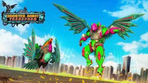 Rooster Robot Transforming Games: Robot Wars - Gameplay image of android game