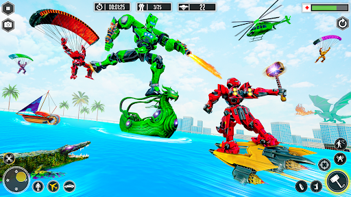 Robot Transform: Car Robot War - Gameplay image of android game