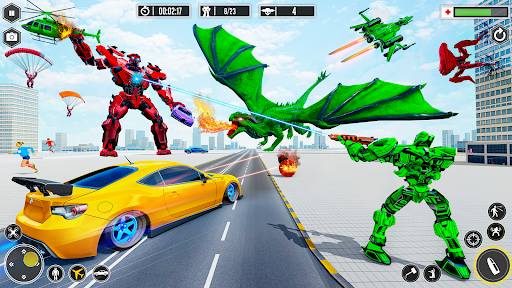 Robot Transform: Car Robot War - عکس بازی موبایلی اندروید