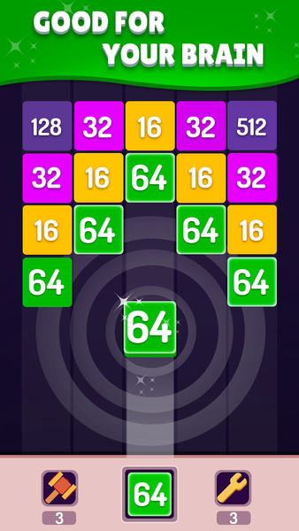 Merge Number : ۲۰۴۸ Puzzle Gam - عکس بازی موبایلی اندروید