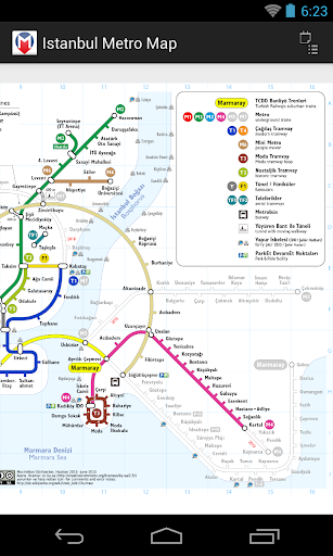 Istanbul Metro Map - Image screenshot of android app