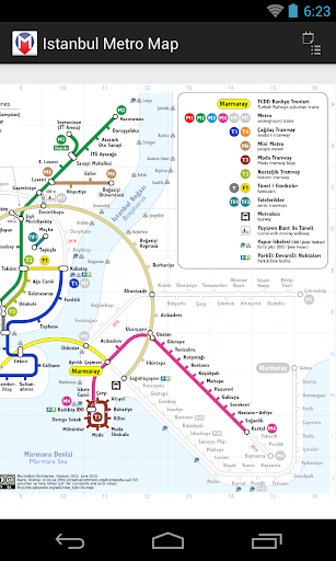 Istanbul Metro Map - عکس برنامه موبایلی اندروید