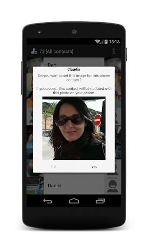 Contact Photo Sync - عکس برنامه موبایلی اندروید