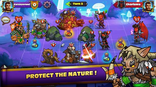 Duel Heroes CCG: Card Battle Arena - Gameplay image of android game