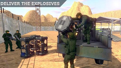 Military Truck Simulator Game 3D: Cargo Transport - Image screenshot of android app