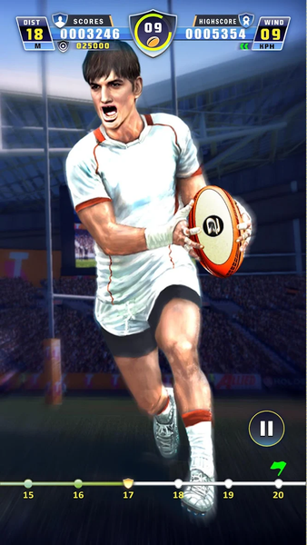 World Rugby Goal Kicker 3D: Ch - Gameplay image of android game