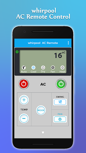 Whirpool  AC Remote Control - عکس برنامه موبایلی اندروید