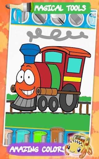 Cars coloring pages for kids - عکس بازی موبایلی اندروید