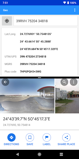 Geo: Convert GPS Coordinates - عکس برنامه موبایلی اندروید