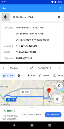 Geo: Convert GPS Coordinates - عکس برنامه موبایلی اندروید