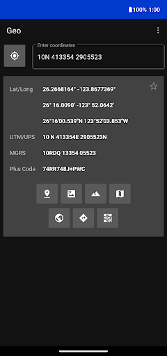 Geo: Convert GPS Coordinates - عکس برنامه موبایلی اندروید