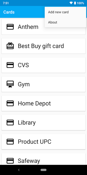 Loyalty Card Wallet - عکس برنامه موبایلی اندروید