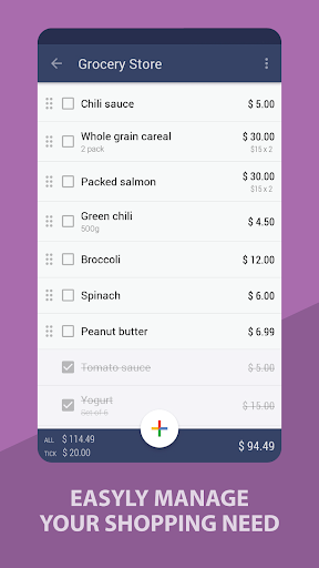 Grocery Shopping List -BudList - Image screenshot of android app