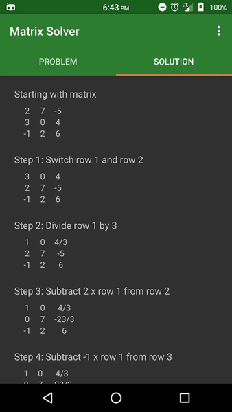 دانلود برنامه Matrix Solver اندروید | بازار