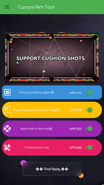 Bit Indirect Carrom Aim Pool - عکس برنامه موبایلی اندروید