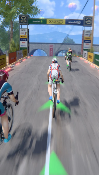 Road Cycling: World Tour Race - Gameplay image of android game